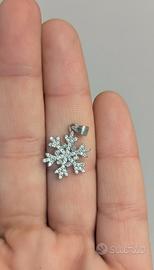 Ciondolo Fiocco di Neve in Argento 925