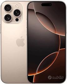 Iphone 16 promax 256gb desert titanio