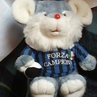 Juve e Inter : 2 peluches mascotte vintage + reg