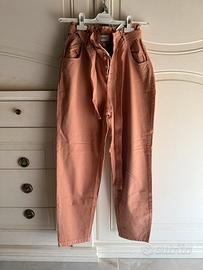 Pantaloni ONLY rosa pesca - taglia S - come nuovi