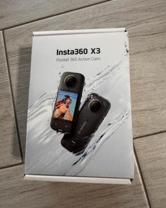 INSTA 360 X 3 NUOVA