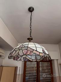 Lampadario a sospensione vintage stile Tiffany