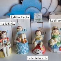 angeli custodi e fatine Wald in ceramica 