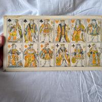 Stampa vintage illustrazione carte da gioco