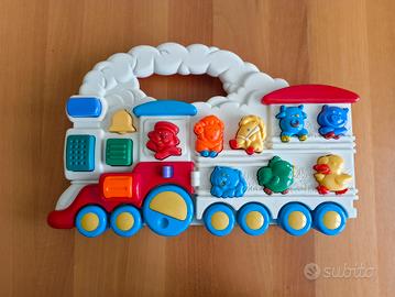 Locomotiva Chicco con suoni animali