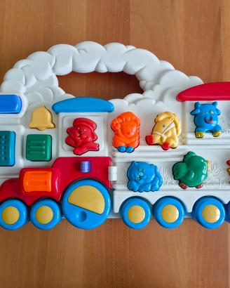 Locomotiva Chicco con suoni animali