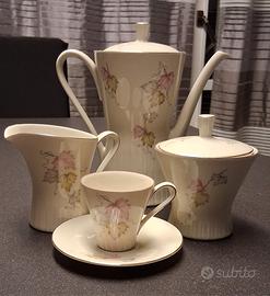  Set  da caffè originale Bavariacon profilo in oro