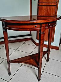 consolle tavolo massello mezza luna