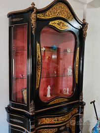 vetrina stile boulle 
