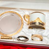 set di servizio da caffè vintage di lusso