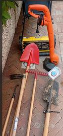 Kit Attrezzi da Giardino: Tosaerba, Decespugliator