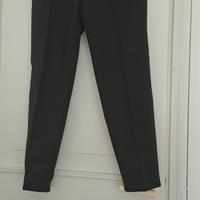 Pantalone nero vita alta e a sigaretta