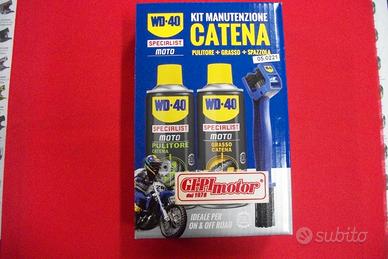 Kit manutenzione catena moto wd 40