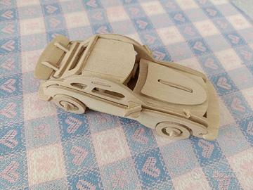 Costruzione Puzzle 3D in Legno Macchina