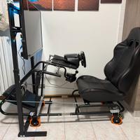 Simulatore G29 postazione gompleta sim + ps5 + tv
