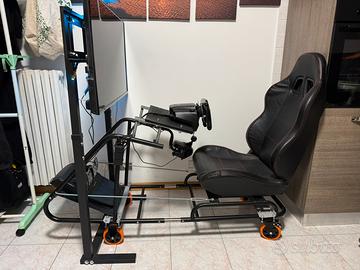 Simulatore G29 postazione gompleta sim + ps5 + tv