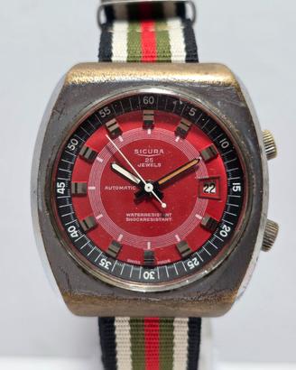 Orologio Vintage Sicura Anni '70 Oversize 41.5mm