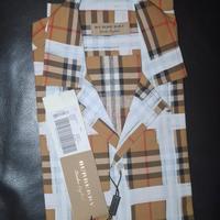 camicia a maniche corte Burberry taglia M