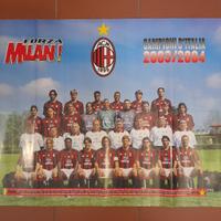 poster milan calcio 2003 2004