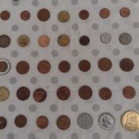 Collezione 44 monete circolate Italia ed Europa
