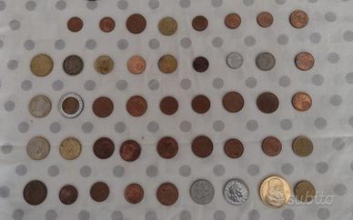 Collezione 44 monete circolate Italia ed Europa