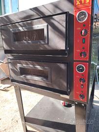 Forno elettrico con piastra refrattaria