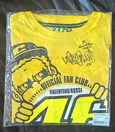 valentino rossi t- shirt  autografata