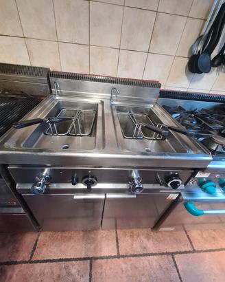 Cuocipasta bollitore a due vasche inox BERTO'S