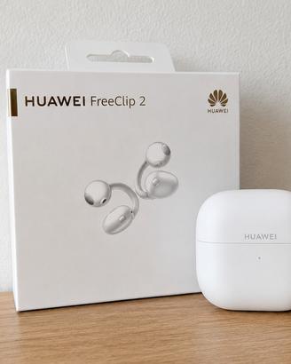 Huawei Freeclip 2 auricolari Open Ear bianco