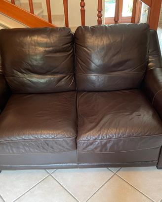 Set due divani in pelle