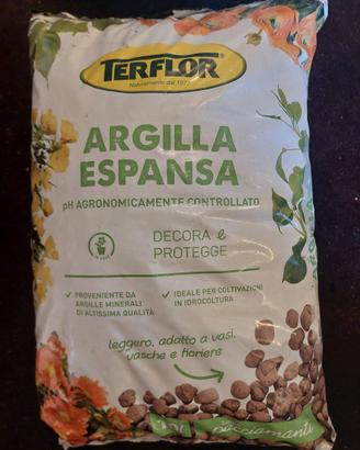 Argilla espansa 10l più 5l