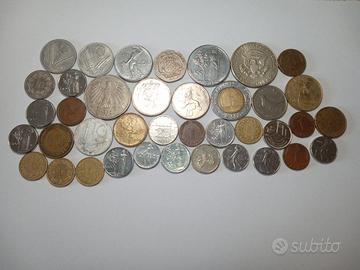 Collezione di monete  provenienti dal mondo