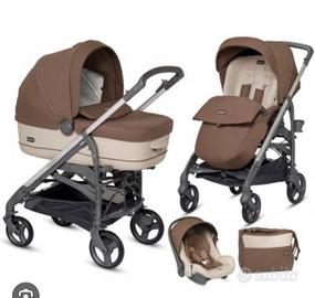 Trio trilogy Inglesina marrone e crema