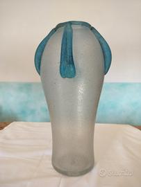 Grande Vaso Vintage Vetro "Scavo" Murano 42cm – An