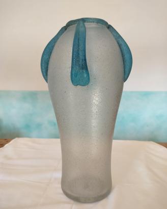 Grande Vaso Vintage Vetro "Scavo" Murano 42cm – An