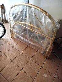 Letto alla francese in ottone (da 1 piazza e 1/2)