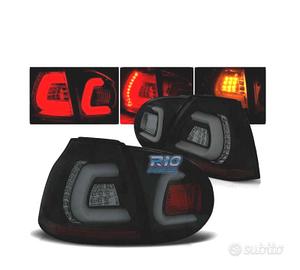 FANALI PER VOLKSWAGEN VW GOLF 5 03-09 BAR LED NERO
