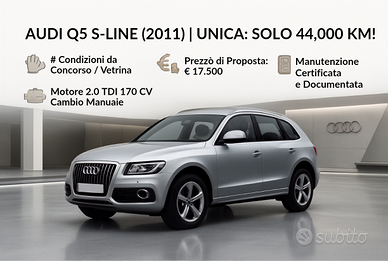 Audi Q5 2.0 TDI 170 CV S-Line | SOLO 44.000 km