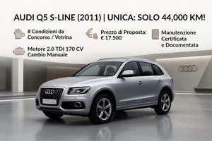 Audi Q5 2.0 TDI 170 CV S-Line | SOLO 44.000 km