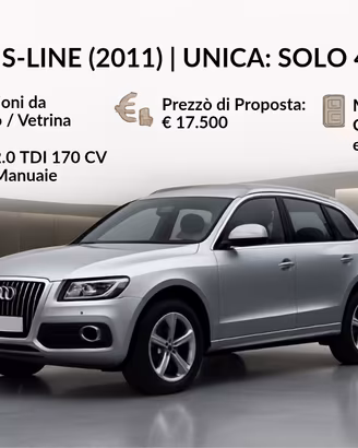 Audi Q5 2.0 TDI 170 CV S-Line | SOLO 44.000 km