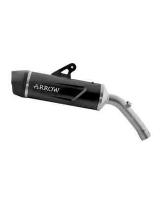 Terminale Indy Race EVO alluminio "Dark" con fonde