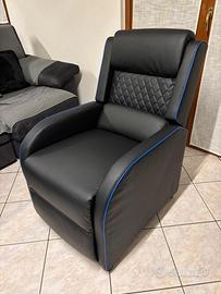 Poltrona gaming reclinabile