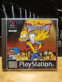 The Simpsons Wrestling PS1 Completo ITA