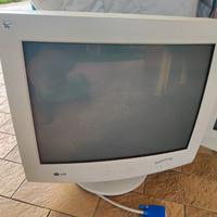 Coppia monitor Vintage CRT 17 pollici
