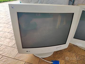 Coppia monitor Vintage CRT 17 pollici