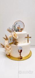 Torta scenografica comunione
