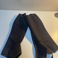 Minichaps equitazione Fouganza neri – taglia 14Y