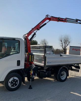 ISUZU CABINATO GRU E RIBALTABILE L 35 AD BLUE
