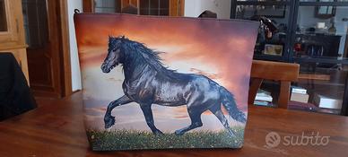 Borsa con cavallo