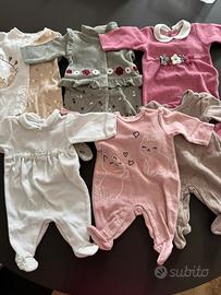 Tutine ciniglia neonata50cm prenatal/chicco